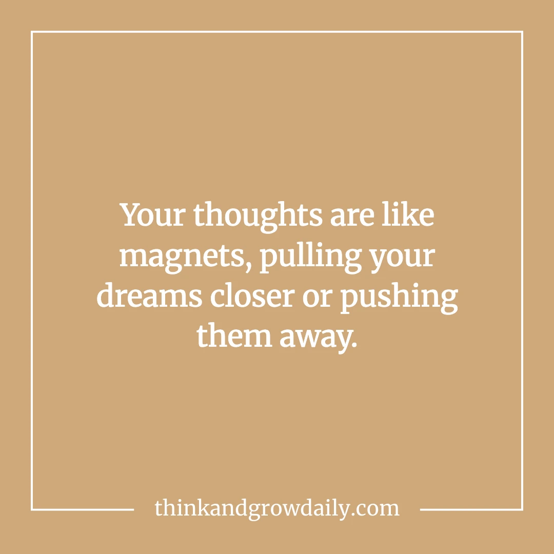 how thoughts become reality
