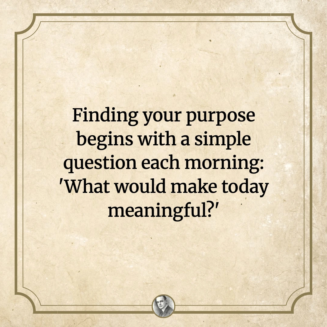 how to find purpose in life