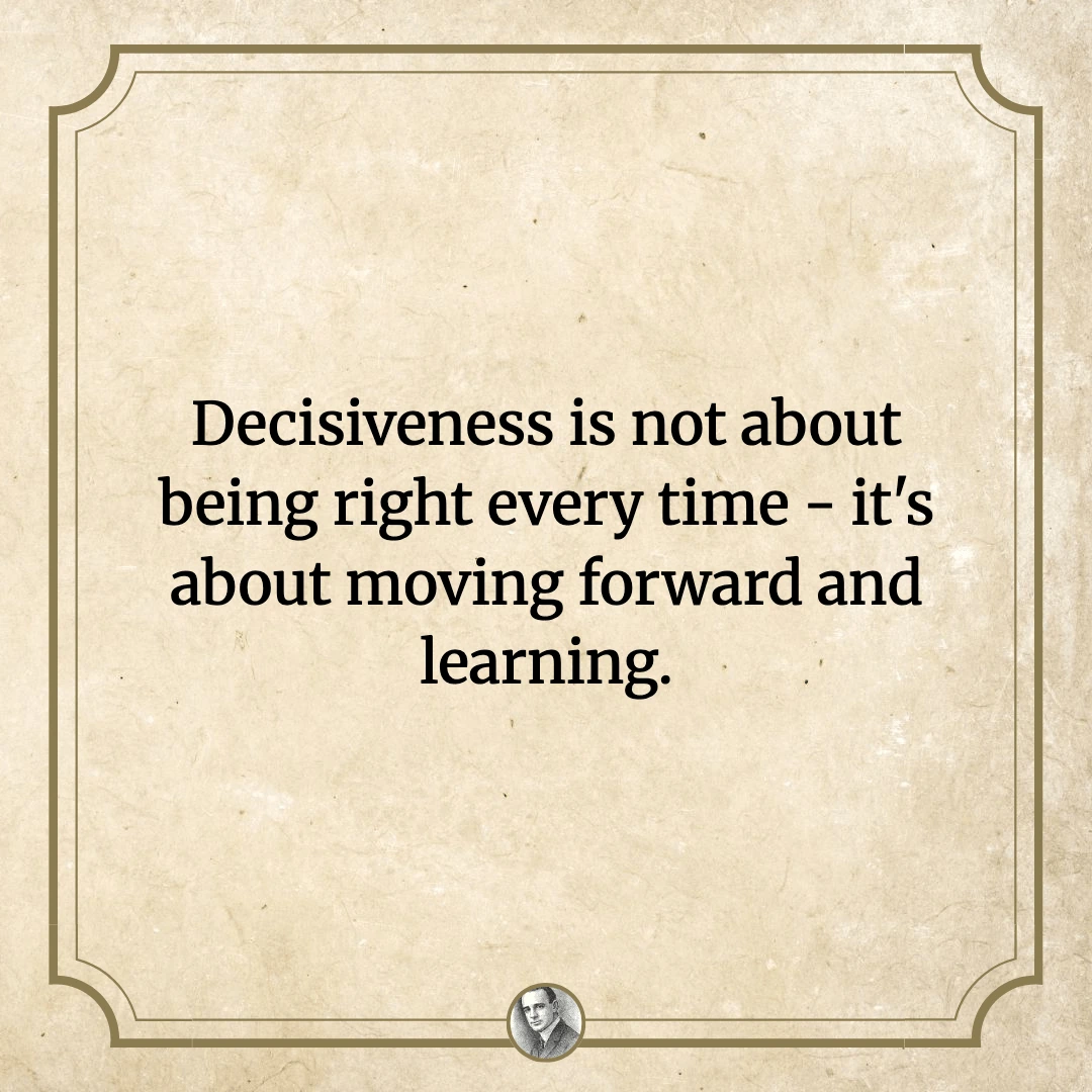 decisiveness training decisiveness training