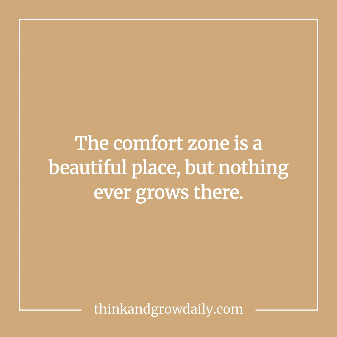 comfort zone challenges